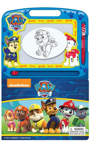 Libro Con Pizarra Magica Paw Patrol Educando 