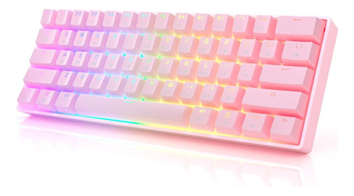 Hk Gaming Gk61 Teclado Mecánico Para Juegos - 61 Teclas Rgb 