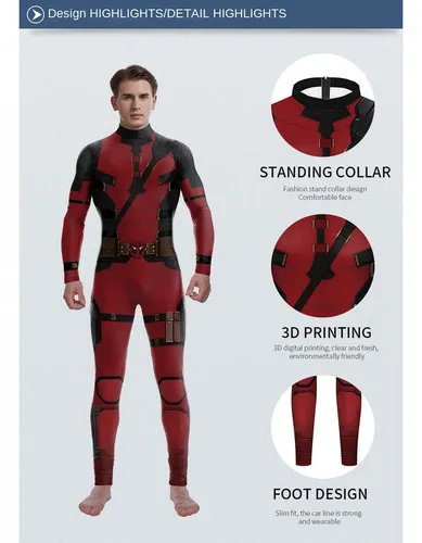 \ Wolverine Cos Cosplay Mono Pantalones Estampados