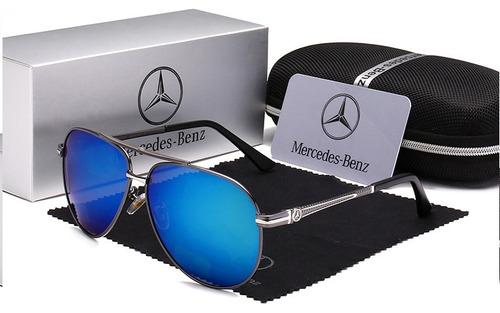 Gafas Marca Reggaeon Emblema Mercedes Benz 749 Color Azul