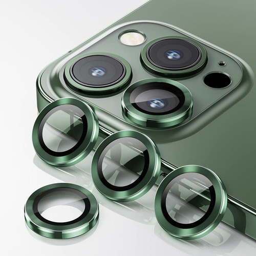 Vidrio Protector Lente De Cámara Para iPhone 13 Pro/ Green
