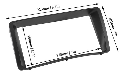 Dvd Fascia Trim 2 Din 7 Pulgadas De Navegación Fascias Frame
