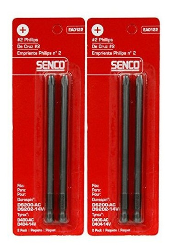 Senco Ea0122  2 Phillips Duraspin Tyrex Bits  2 - 2 Packs 