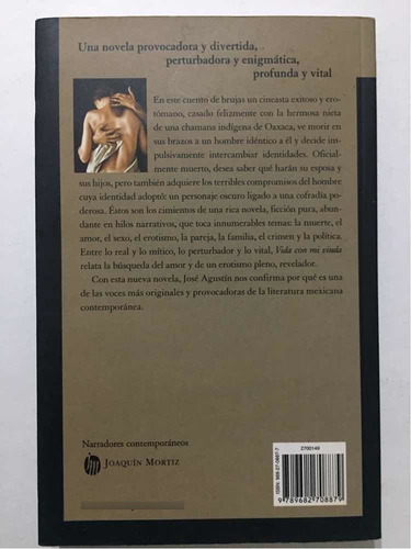 Vida Con Mi Viuda, José Agustín (como Nuevo) 1ra Edición (Usado)