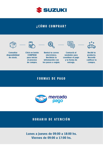 Kit De Pisaderas Originales Suzuki Celerio 2015 - 2020