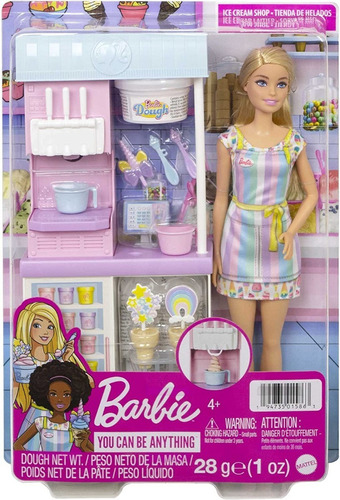 Muñeca Barbie Tienda De Helados