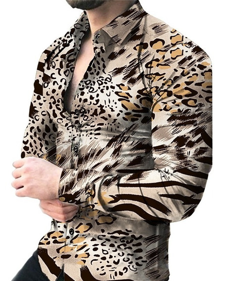 Camisa Leopardo Hombre | MercadoLibre ?