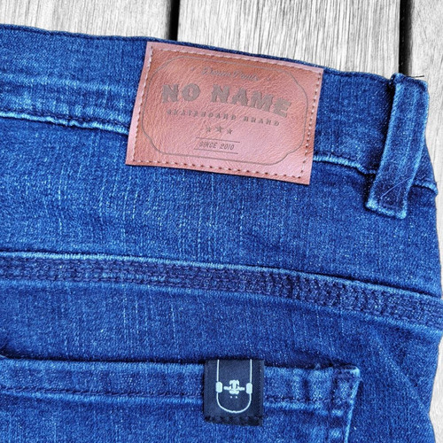 Bermuda Jean Hombre Elastizada No Name Blue Fifty