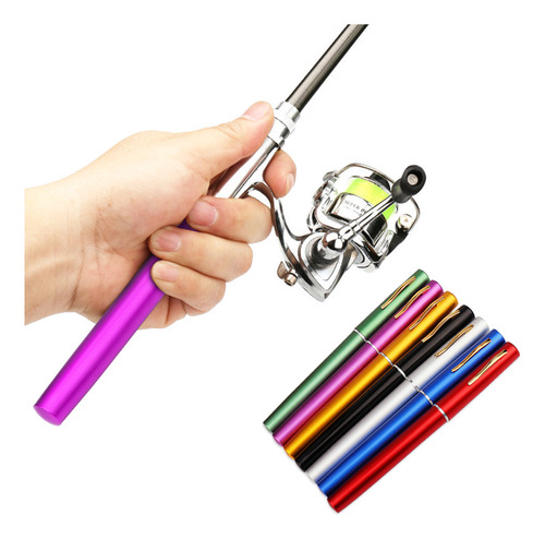 Kit De Minibastones Con Bolsillo Para Cañas De Pescar Con Bo