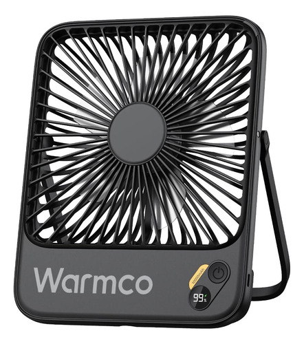 Ventilador De Viajes Portátil De Warmco Mah 7 Pulgadas, De