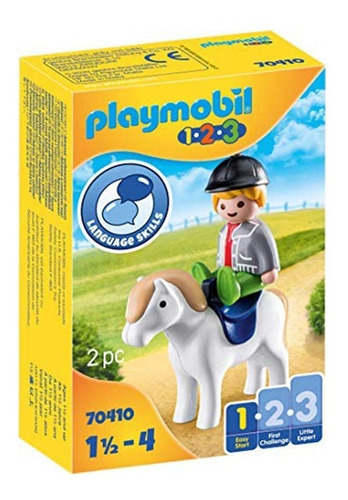 Playmobil 123 70410 Niño Con Pony