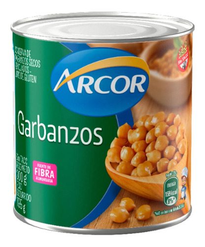 Garbanzos Secos Remojados Arcor 300 Gr