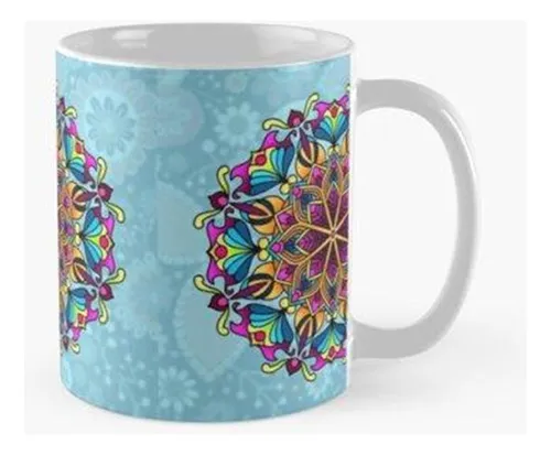 Taza Mandala De La Suerte 7 Calidad Premium
