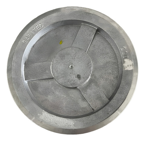Polia Alumínio 220mm 3 Canais Tipo A - Mademil Gabitec 220a3