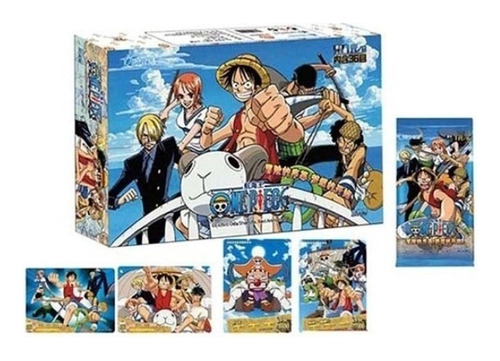 One Piece 36 Sobres Caja Completa De Anime Y Carta Luffy Ace