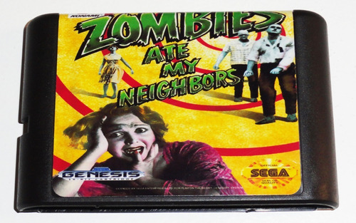 Zombies Ate My Neighbors Sega Genesis Nuevo - Local