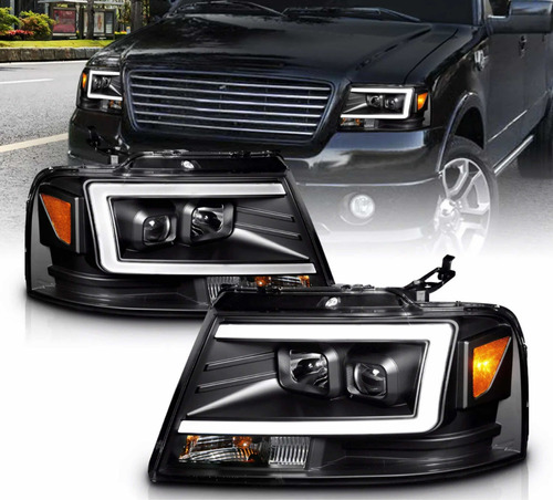 Par Faros Led / Lupa Ford Lobo F150 2004 2005 2006 2007 2008