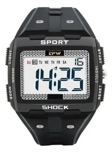 Reloj De Hombre Shock Sport Original Negro