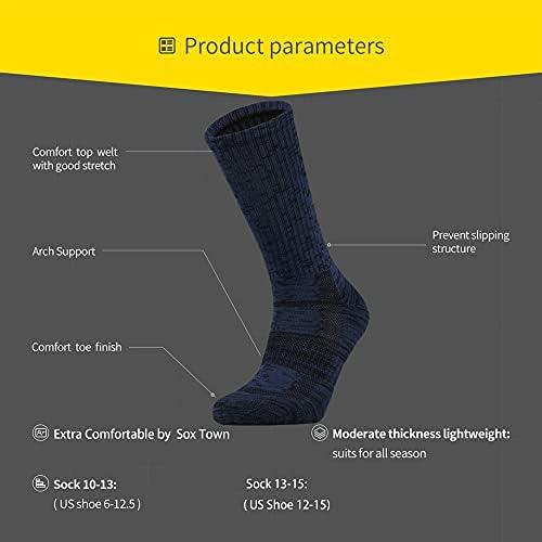 Sox Town Unisex Cushion Crew Training Calcetines Atléticos H