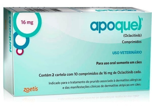 Imagem 2 de 9 de Kit 2 Apoquel Anti Coceira Zoetis Para Cães 16mg