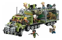 Comprar Armatodo Trailer Cazadores Jungla Bloques Construccion 658pz