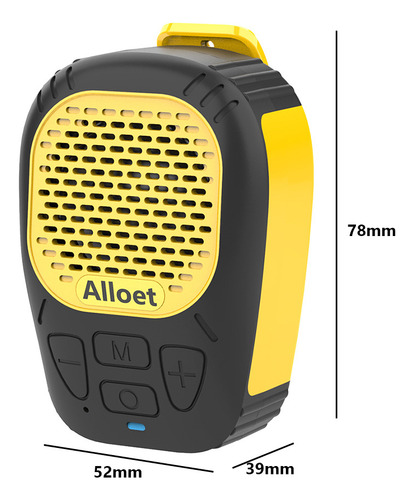 Para Altavoz Portátil Compatible Con Bluetooth Con Clip