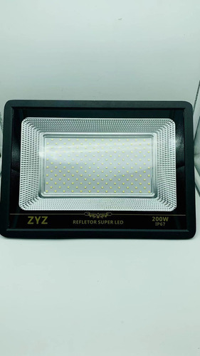 Refletor Led 200w Smd Prova D Água Ip67 Holofote 6500k Cor Da Carcaça Preto Cor Da Luz Preto 110v/220v