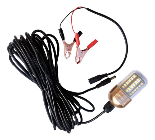 1 60 Leds Luz De Pesca Sumergible Atraer Peces Luz Blanca .