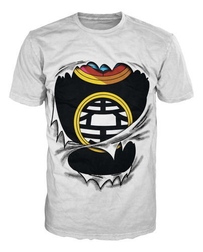 Camiseta Dragon Ball Pectoral Kaio Del Norte Cosplay Geek