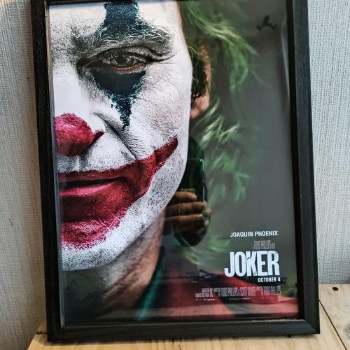 Joker Movie - Cuadro (30 X 40 Marco Negro)