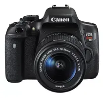 Comprar Cámara Canon Eos T6i + 18-55 + Baterias + Cargadores + Bolso Negro