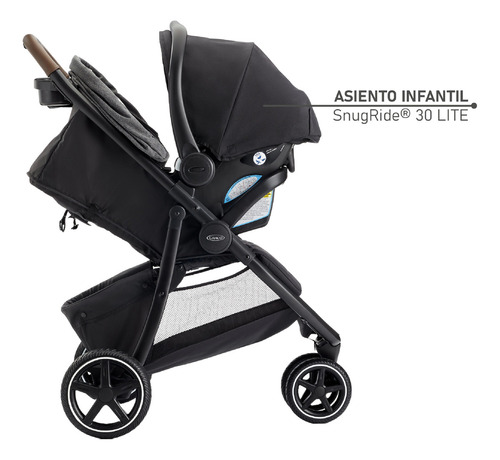 Graco Outpace Lx Sistema De Viaje Todoterreno Para Bebes Incluye Cochecito Y Asiento Infantil Para Automóvil Alto Rendimiento Práctico Y Duradero