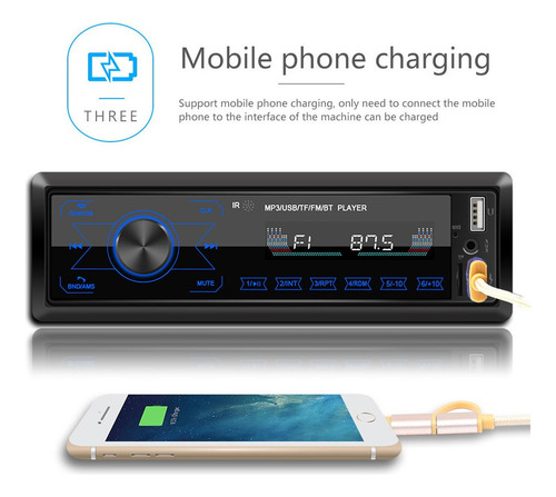 Reproductor Mp3 De Radio De Coche Con Pantalla Táctil Podofo