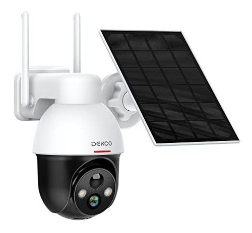 Camara De Seguridad Solar Inalambrica Para Exterior 2k 360°