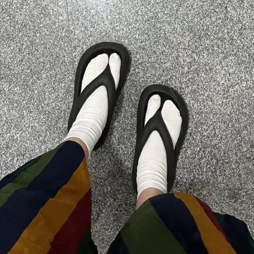 2 Pares De Calcetines Unisex Con Punta Tabi Para Kimono Y Sa