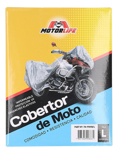 Cobertor Moto 100%imp Talla L Motorlife