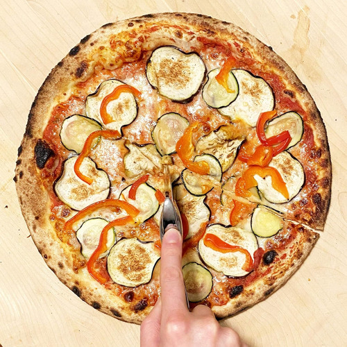 Cortador De Pizza Con Mango Ergonómico Para Pizza Y Rodajas