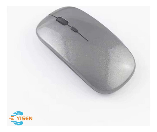Mouse Yisen Sb-129 Inalámbrico Bluetooth Y 2.4g Recargable Gris