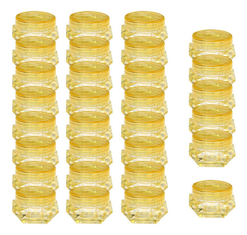 30x 3 Gramos Envases Cosméticos Con Tapas Frascos De Viaje