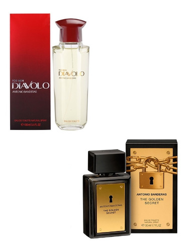 Perfume Antonio Banderas Golden Secret Men + Diavolo Hombre