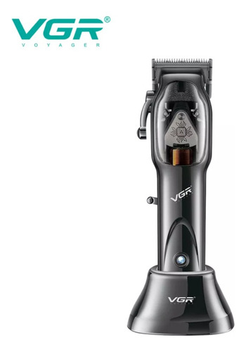 Máquina Vgr V-653 Motor 9000rpm Carbono Recargable Usb Negro