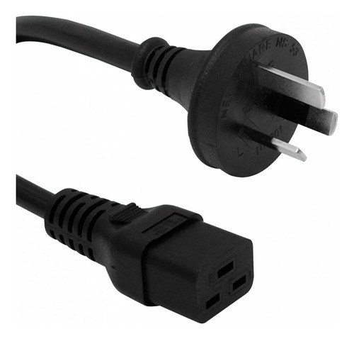 Cable Poder I-macho C19 1,8m Negro Clickbox