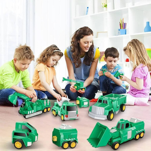 Robot Transformador Laradola Juguete De Construcción Steam 1 Verde (Usado)