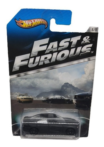 Hotwheels Fast Furious 11 Dodge Charger 2013 Rapidos Furioso Color Negro