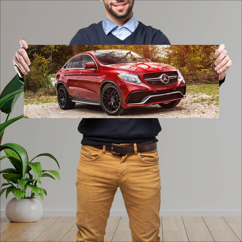 Cuadro 30x80cm Auto 2016 Mercedes Amg Gle 63 S C 585