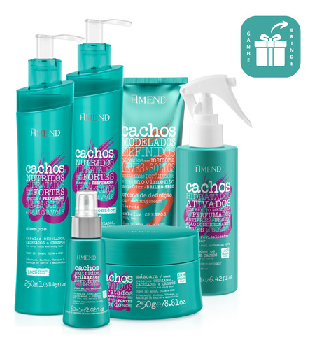 Amend Kit Cachos 6 Sh Con Mas Crespos Óleo Day After