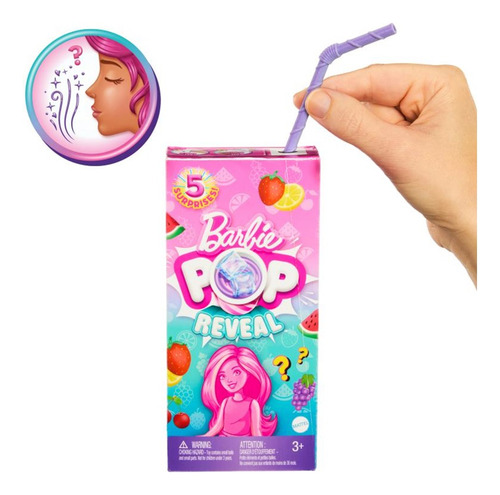 Barbie Chelsea Pop Reveal 5 Sorpresas Muñeca Frutas Mattel