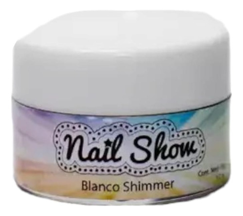 Polímero Nail Show 14g Uñas Esculpida Acrílico Blanco 