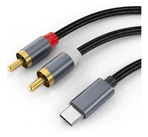 Comprar Cabo Usb Tipo C X Rca 2 Vias 1m Adaptador Type C X 2 Rca St