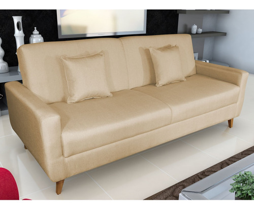 Sofá Cama 3 Lugares Reclinável Emília Matrix